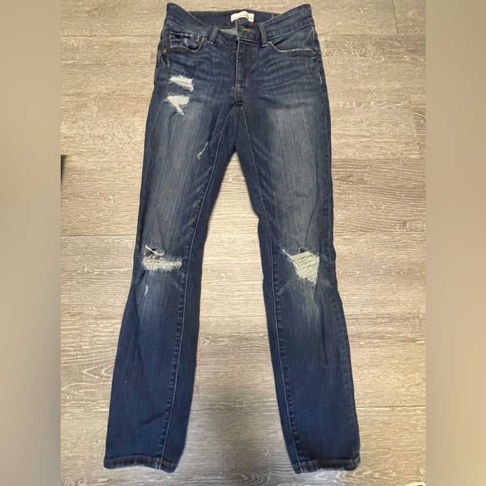 Size 25 Ann Taylor LOFT Distressed Jeans